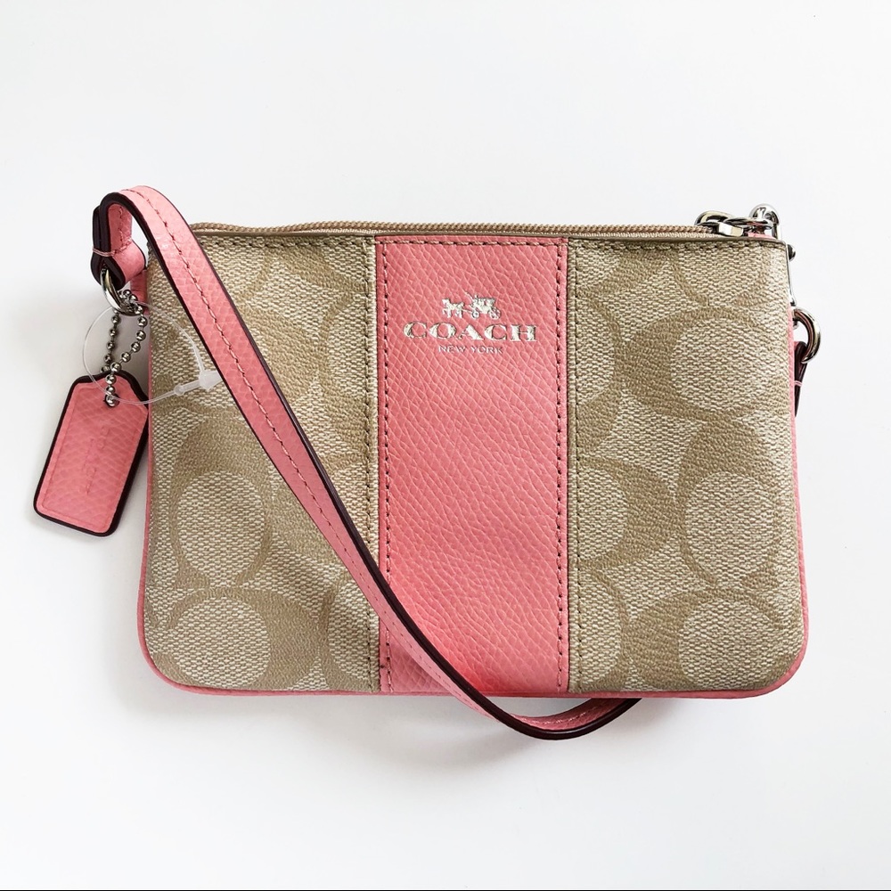 COACH Wristlet w/ Pink